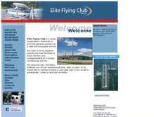 Tablet Screenshot of eliteflyingclub.com